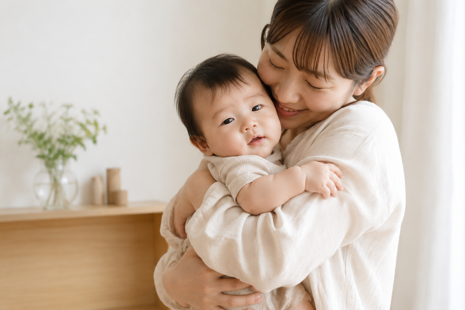 赤ちゃんとお母さん