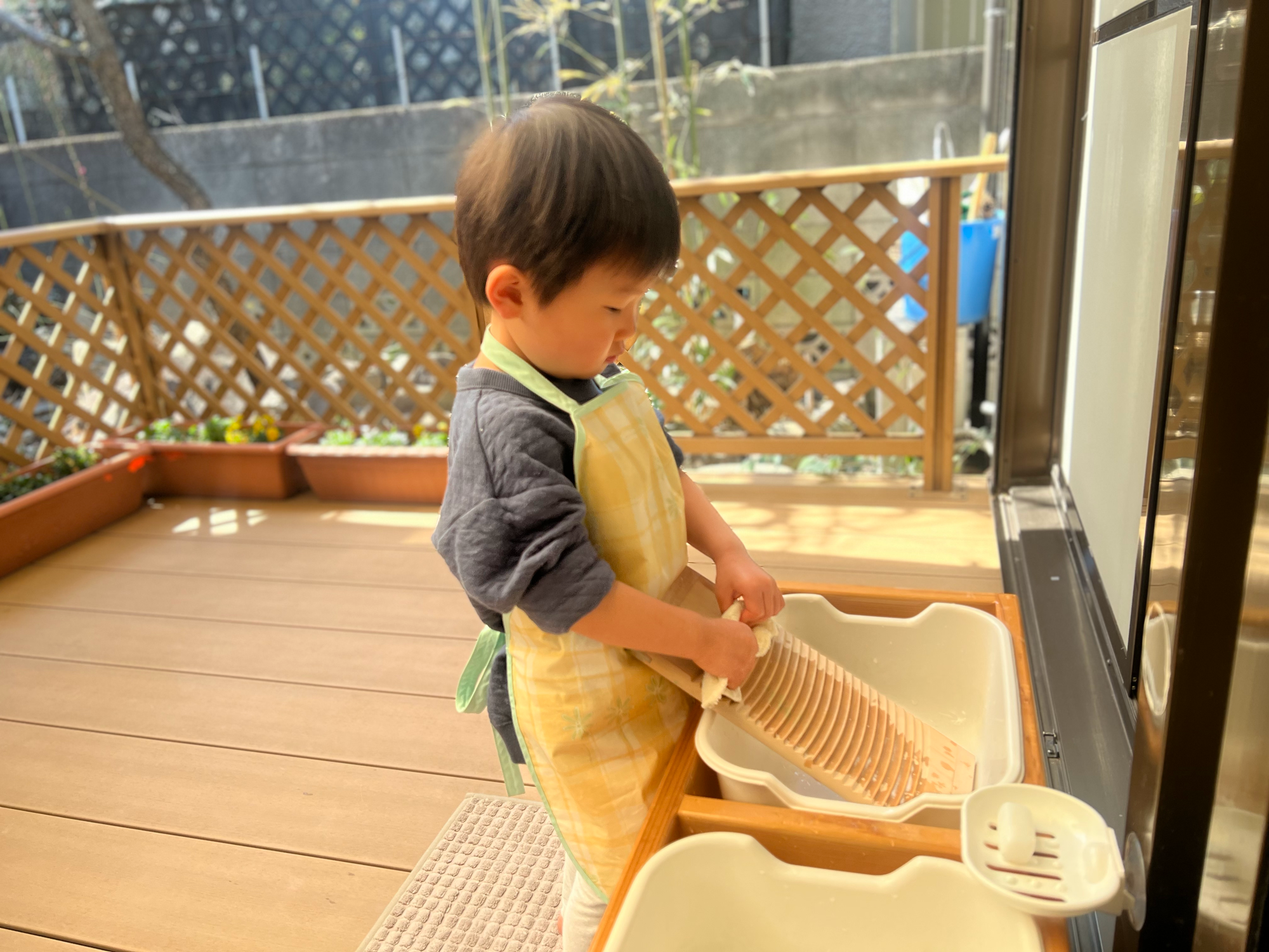 上野毛モンテッソーリこどものいえ「バンビーノ」での活動写真