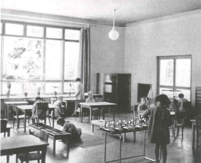 1930年、ウィーンのRudolfsplatzにある「子どもの家」の活動室