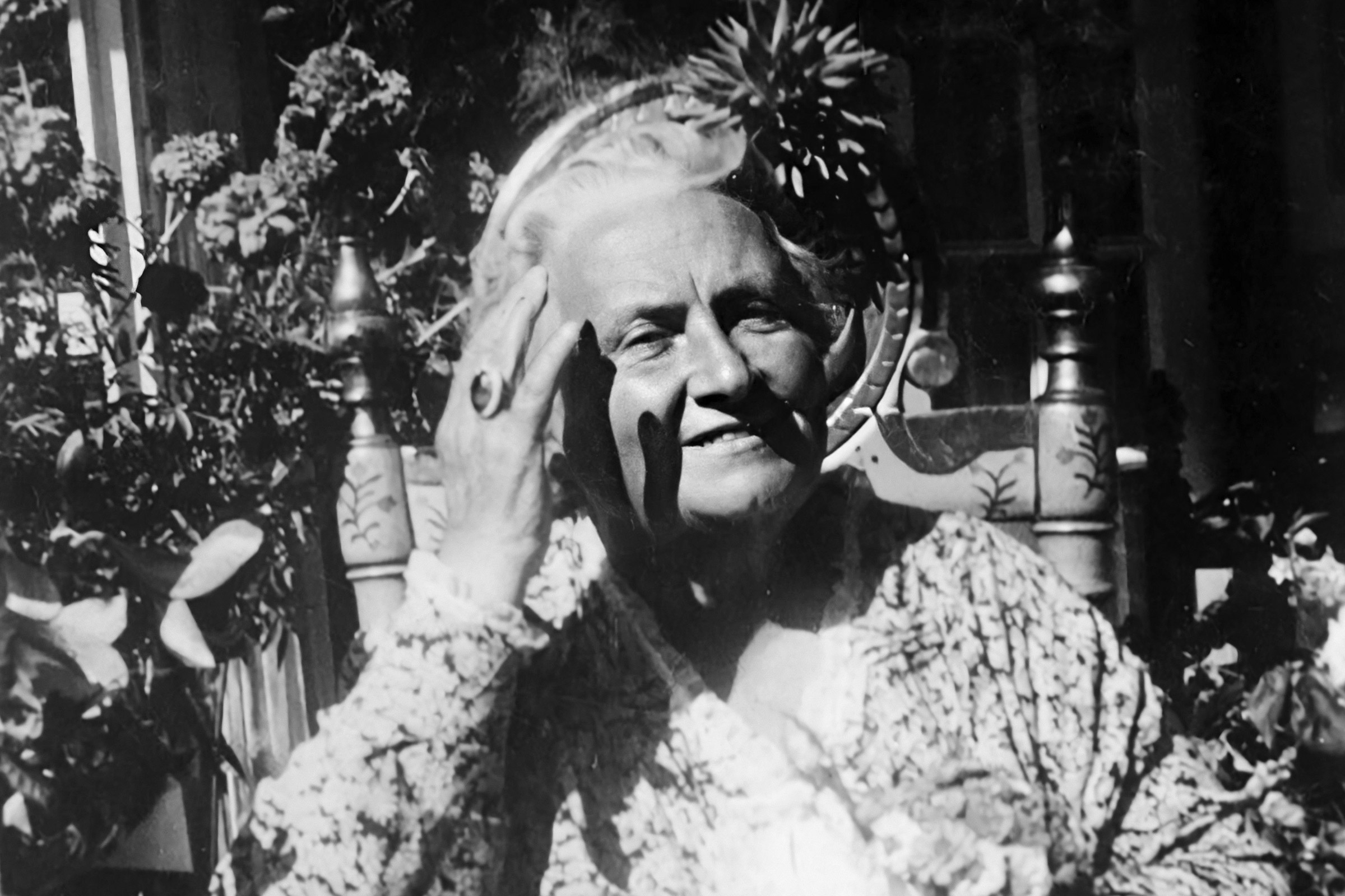 1938年、Larenで68歳の誕生日を迎えたマリア・モンテッソーリ